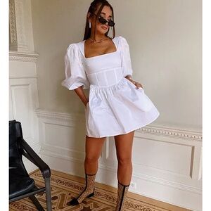 Danielle Bernstein Poplin Mini Dress 6